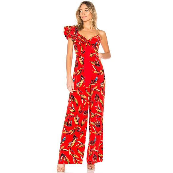 Brielle Jumpsuit in Red by AMUR - Picture 1 of 3